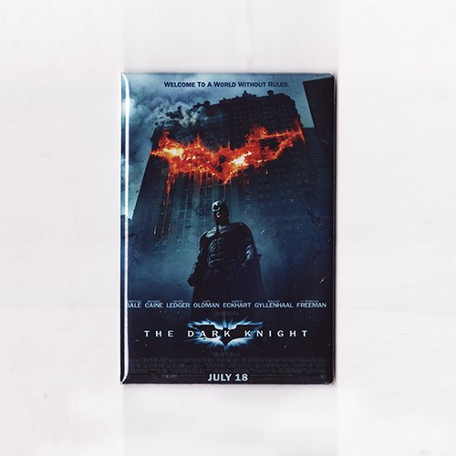 BATMAN / THE DARK KNIGHT TRILOGY MOVIE POSTER MAGNETS (begins rises joker print) - Picture 8 of 25