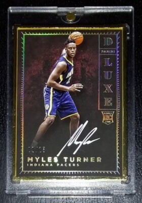 MYLES TURNER 2015-16 Panini Luxe ''D-LUXE'' ROOKIE AUTOGRAPH AUTO RC #d /25 - SSP!