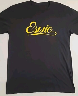 ESWIC Skate Brand Graphic T Shirt Men Size M  Black Shirt Sleeve Skateboard 