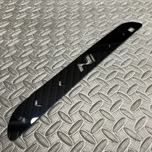 Upper Middle Brake Light Cover Plate - Hyundai i20N - Gloss Black - Picture 4 of 4