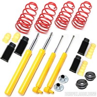 Sportfahrwerk 60/60 + Domlager + Staubschutz - Audi 50 86, 1.1 - 1.3