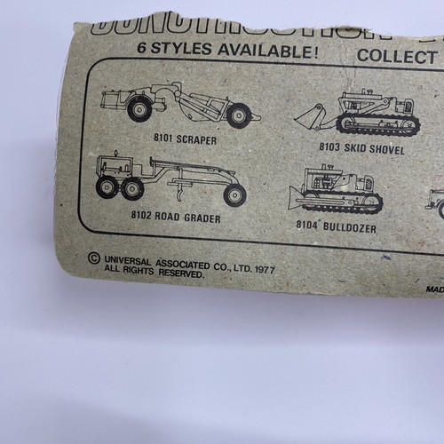 1977 1978 1979 UNIVERSAL ASSOCIATED DIECAST TRUCKS JEEP BRONCO SEMI - CUT CARDS - Picture 10 of 12