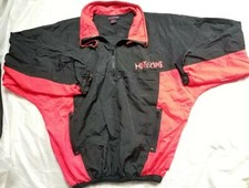 Vintage HOT ZONE PINK BLACK Pullover SURF Windbreaker 80s 90s heatwave SMALL
