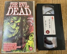 The Evil Dead Sam Raimi Bruce Campbell VHS, 1997 Version Video Cassette