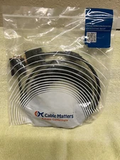 LOT OF 7 CABLE MATTERS VGA MONITOR CABLE 15 FT  108001-15