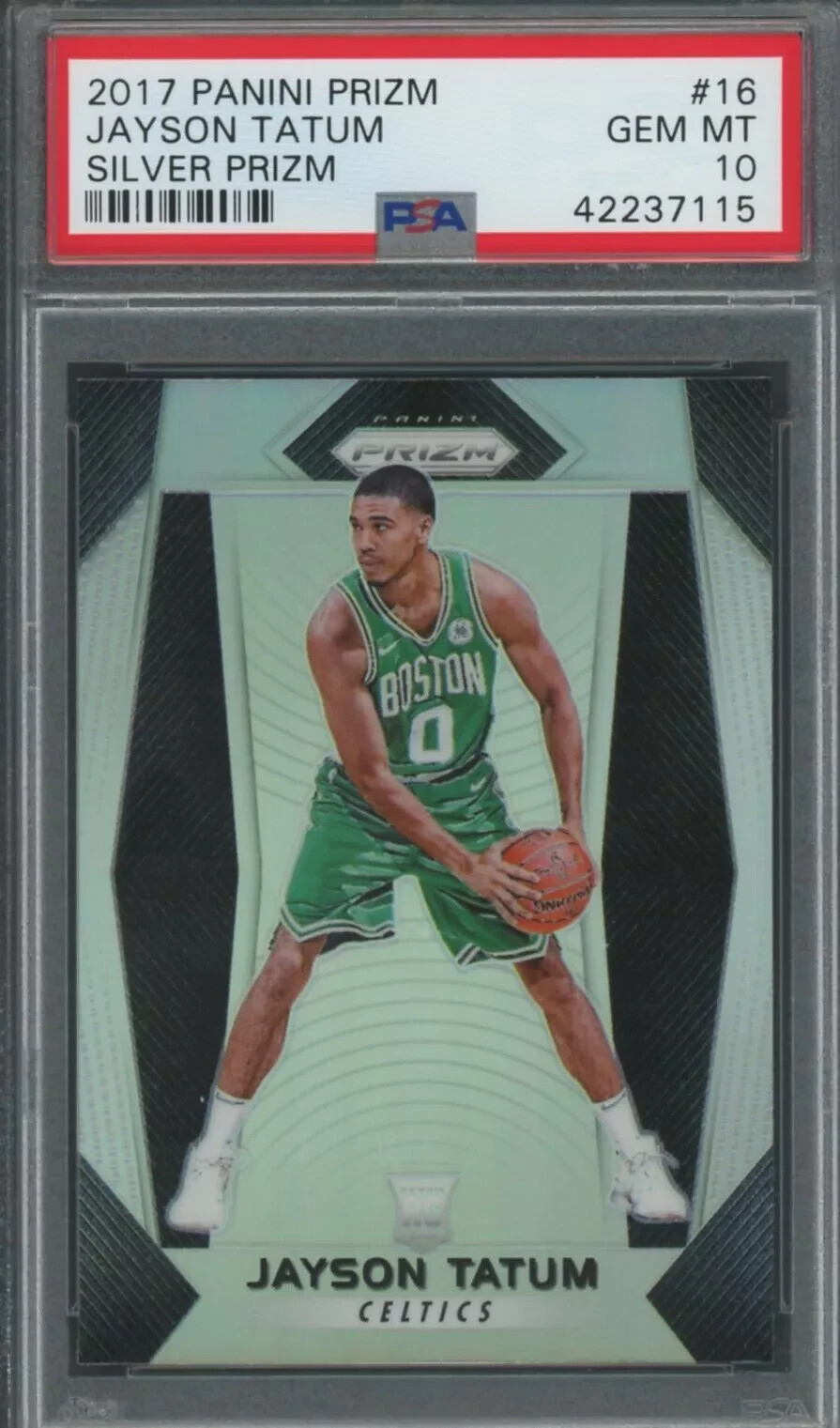 Jayson Tatum 2017 Prizm #16 Silver Price Guide - Sports Card Investor