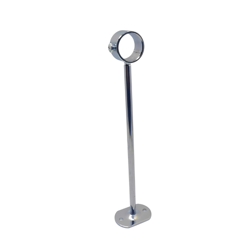 Heavy Duty Drop Socket For Walk In Wardrobe Chrome Tubing Hanging Rail System - Picture 7 of 8