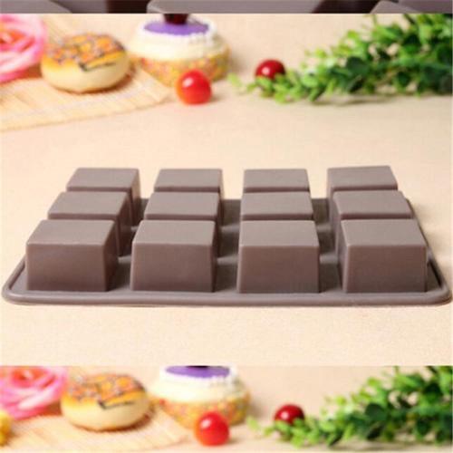 Bar Square Soap Silicone Mold DIY Chocolate Baking Cake Handmade Tool Mould.&q&