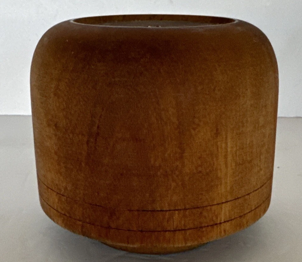 Корзина форма круглый DAVID BECM NANTUCKET стиль дерева 5 «x 3,5» высокий трудно найти - Изображение 4 из 4