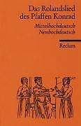 Das Rolandslied Des Pfaffen Konrad | Buch | 9783150027455