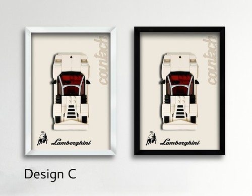 Lamborghini Countach #76908 Lego Speed Champions Wall Mounted Frame - Picture 9 of 11
