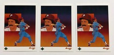Lot (3) 1989 Upper Deck Mike Schmidt Phillies Checklist #684 Mid-To-High-Grade