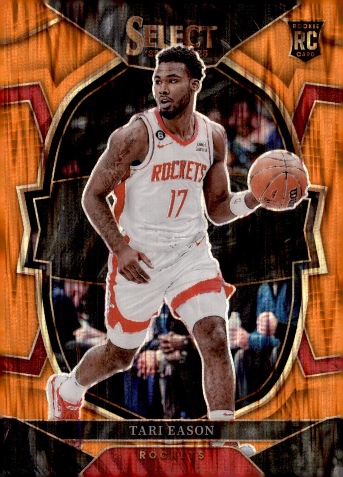2022-23 Panini Select - Concourse Tari Eason #82 Orange Flash Prizm (RC)