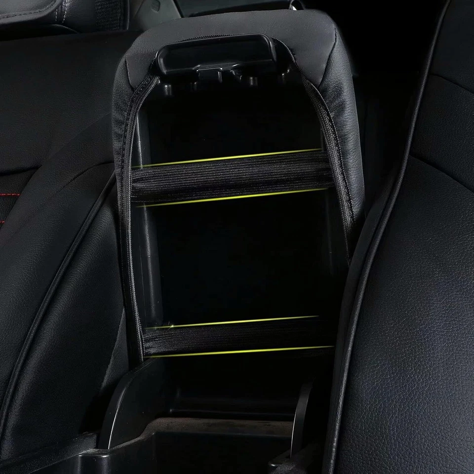 Fit For 2012-2016 Honda CR-V Car Center Console Armrest Cover Cushion PU Leather Foto 4 de 4