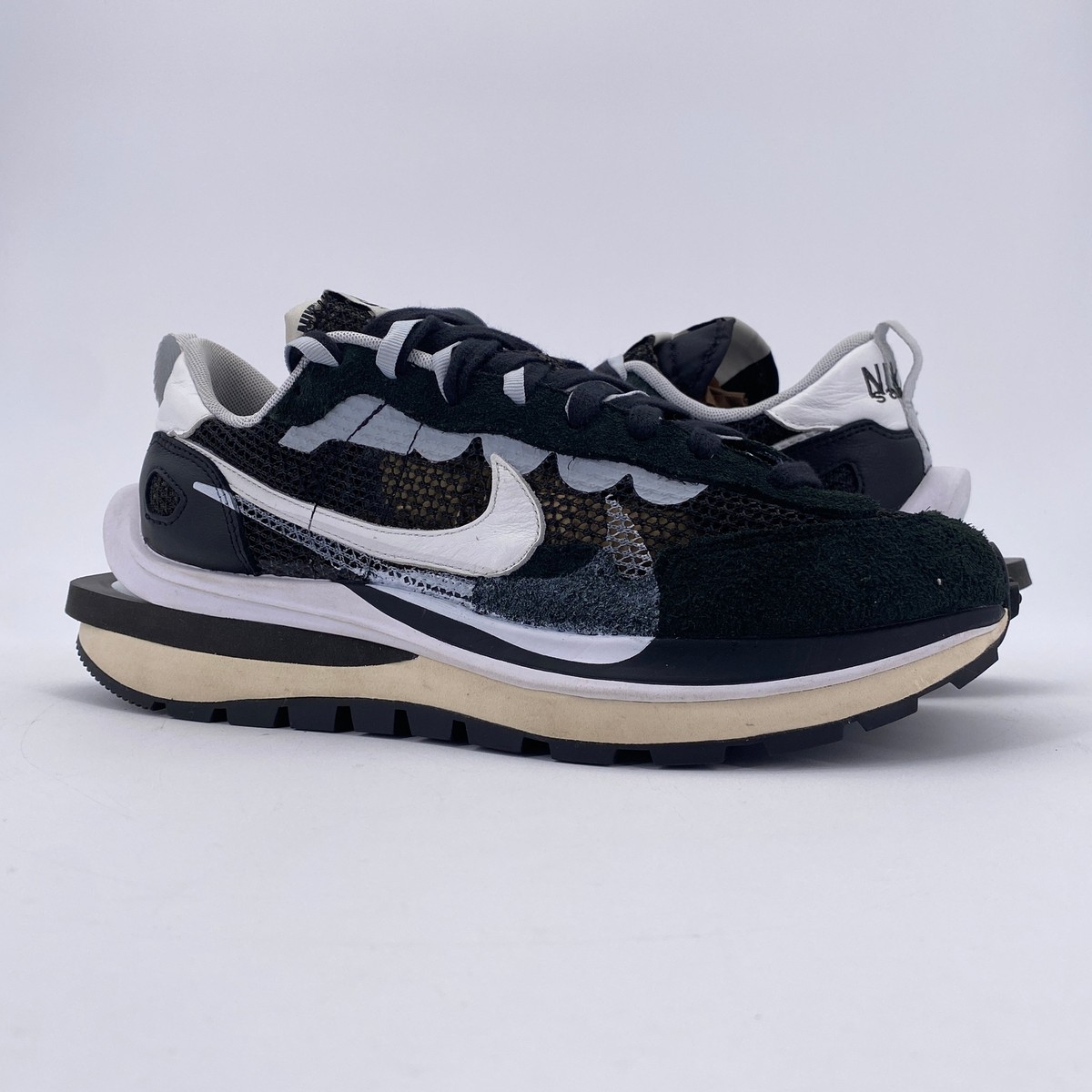 靴 SACAI NIKE VAPORWAFFLE CV1363-001 28cm Nike x sacai VaporWaffle 'Black White' CV1363-001