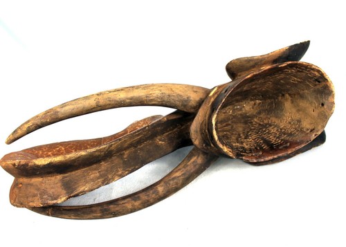 Art Africain Tribal Mask - Spectaculaire Masque Éléphant Gouro Guro - 72 Cms - Photo 12 sur 12