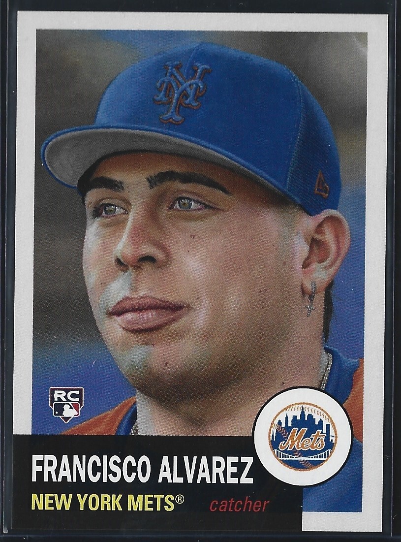 2023 TOPPS LIVING SET # 661 FRANCISCO ALVAREZ Rookie New York Mets 2,295 Printed