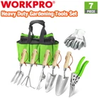 WORKPRO 8-Piece Garden Tools Set Stainless Steel Heavy Duty Gardening Tools USA