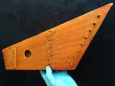 Ancient musical instrument Gusli 8 string Ukraine 70s Vintage