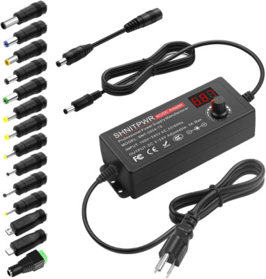 SHNITPWR 3V ~ 24V 3A 72W Power Supply Adjustable DC 3V 5V 6V 9V 12V 15V 16V 18V 