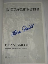 Coach DEAN SMITH Signed A COACH'S LIFE Hardcover Book w/ Beckett COA - 1st Ed.