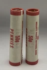 1958 D Red Penny Roll Unc