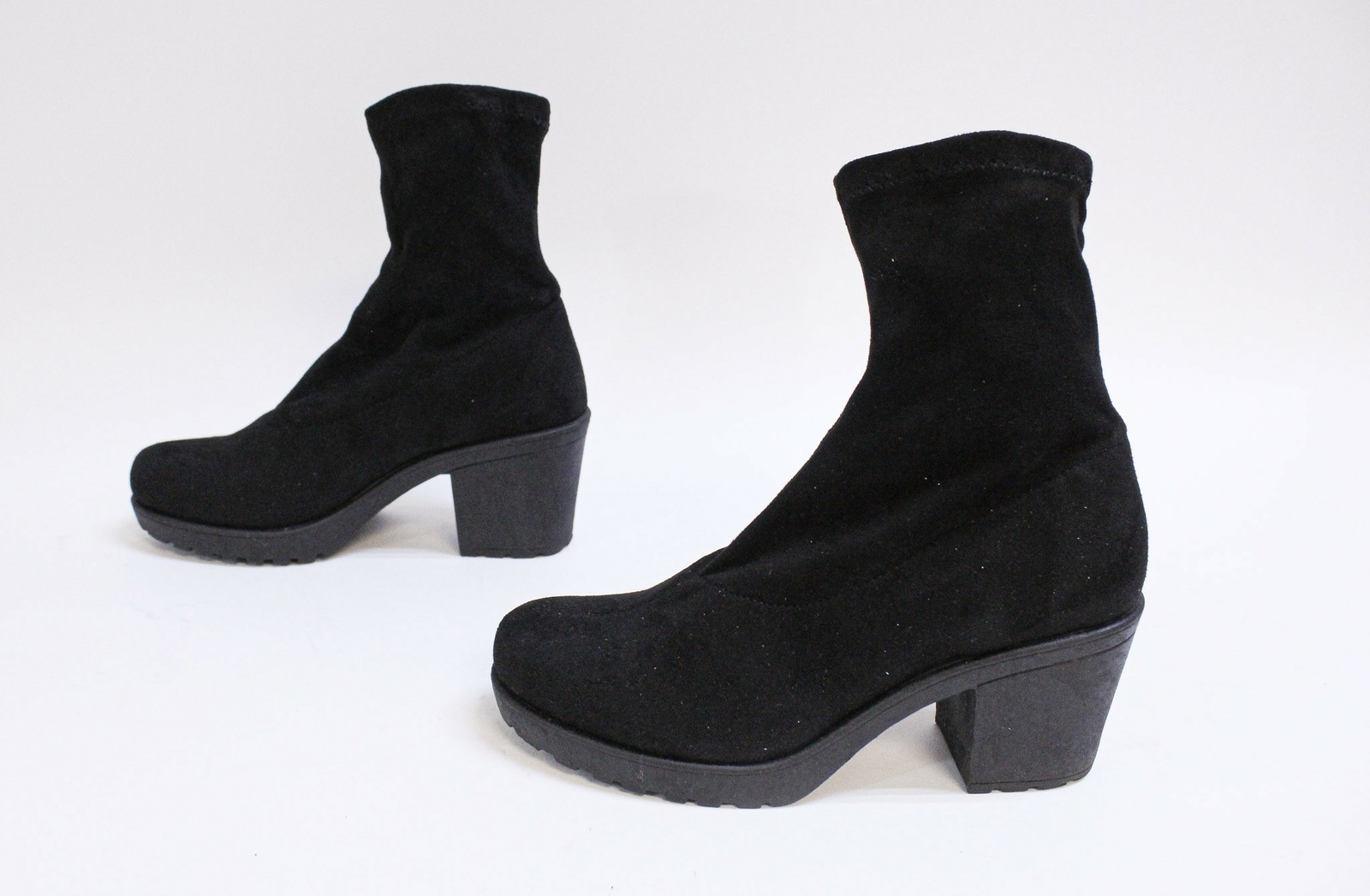 karmel black biker boots