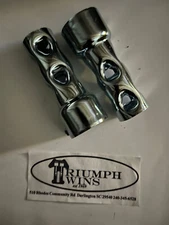 Baffle Universal for 1 3/4" Exhaust Pipes 4" in Length Pair (2) Harley , Triumph
