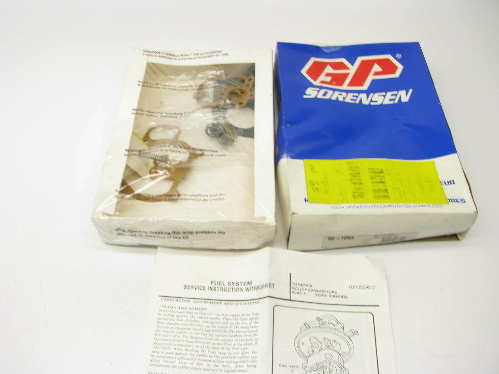 Carburetor Repair KitCARB, 2BBL GP Sorensen 96105A for sale online eBay