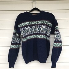 Vintage Authentic Issue 90 Sweater Crewneck Pullover Colorful Womens Small D