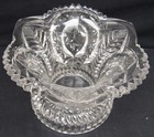 VINTAGE Crystal Candy Dish 8 1/2 x 5 1/2" Cut Glass Lead Crystal HEAVY — photo 2