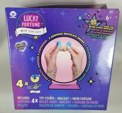 LUCKY FORTUNE Bracelet Take Out Box of 4 Mystery Blind Box Collect All WowWee