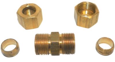 Big A Service Line 3-16250 Messing Stecker Anschluss Montagesatz 5/16 '' Lot 5