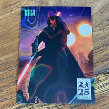 Sinister Shadow 2024 Topps Star Wars Galaxy Chrome AQUA LAVA 1/175 #AM-10 ALPHA