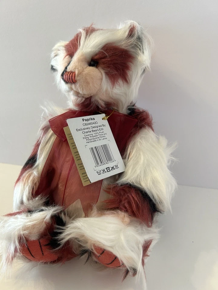Paprika de Charlie Bears - oso de peluche articulado - CB246042O ¡Vendedor de EE. UU.! Foto 2 de 4