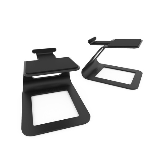 Kanto Desktop Speaker Stand SE2 Black New Free Shipping - Picture 1 of 9