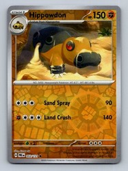 Hippowdon 053/131 Prismatic Evolutions Common Reverse Holo