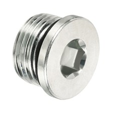 7/8-14UNF Hex Head Pipe Fitting Plug, Male Thread 45# Steel Plug