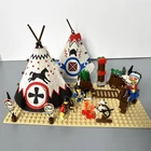 Vtg LEGO Western Chief's & Buffalo Tepee & Accessories 6746 6763 Incomplete