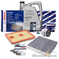 Bosch Inspektionspaket FÜR Audi A3 Skoda VW Golf 7 8 Tiguan Touran 1.2 1.4 TSI