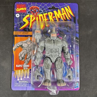 RHINO SPIDER-MAN ANIMATED SERIES RETRO STYLE 1:12 ACTION FIGURE