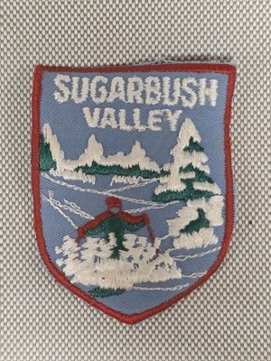 Sugarbush Valley Ski Resort Vermont Skiing Area Souvenir Embroidered Patch Badge