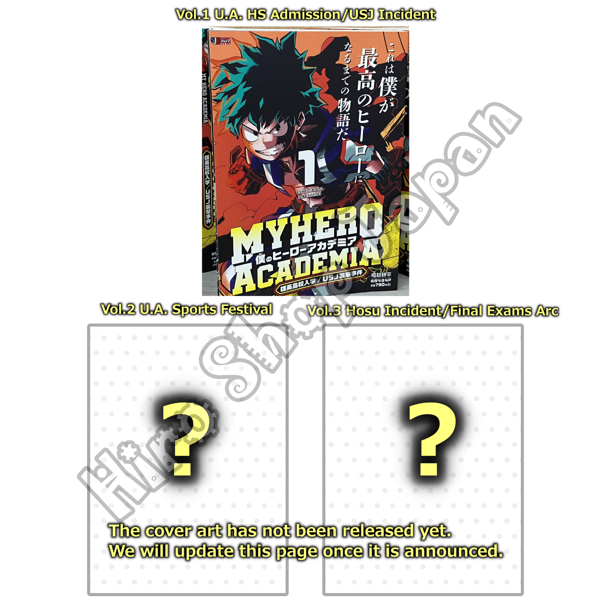 Pre My Hero Academia Comics Remix Edition 3-Vol. Set SJR MHA