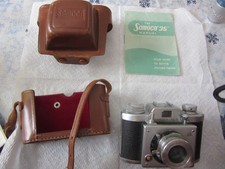 Samoca 35 II Camera Made In Japan with leather case 1950s