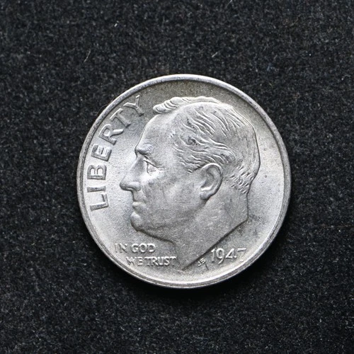1947-S Roosevelt Silver Dime BU (bb18687)