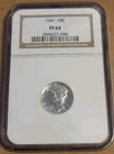 1941 PROOF Mercury Dime 10c NGC PF64 Only 16.5k Minted! PQ!