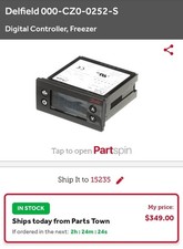 Delfield 000-CZ0-0252-S Digital Controller Fr...
