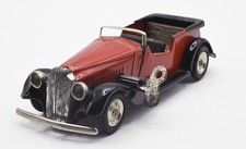 Tri-ang MINIC post-war Vauxhall Tourer 17M Red Vintage Tin Wind-up