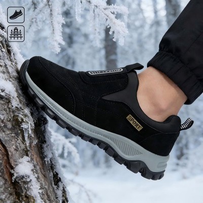 Men's Slip-On Loafer Sneakers - Casual Walking Shoes for Outdoor Athletic Sports