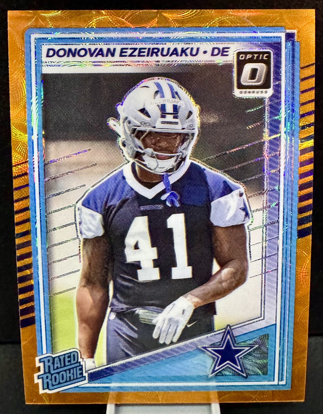 Donovan Ezeiruaku - 2025 Donruss Optic Orange Scope /79 RC #230 Cowboys 1/79
